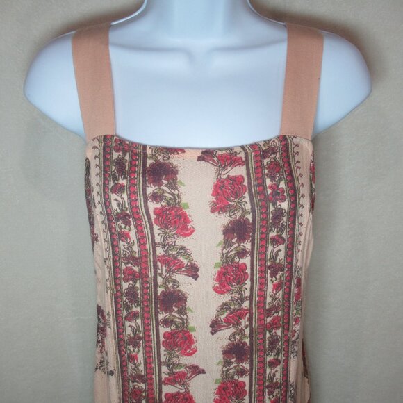Free People Floral Pinafore Dress | Size Small - Picture 4 of 10
